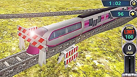 Real Euro Train Simulator - 3D Driving Game 2019 - Level 7 Fail Crash Because Too Late to Turn