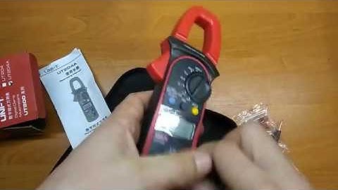 UNI-T UT204A LCD Digital Clamp Multimeter
