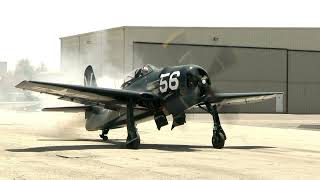 Planes of Fame   Flight Demo Grumman F8F Bearcat Startup