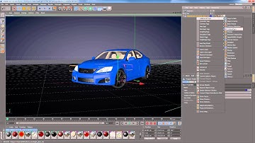 54 How to make headlights of the car looking reflective in Cinema 4D