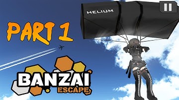 Banzai Escape Walkthrough Part 1 - First Tutorial Level [1080p 60 FPS]