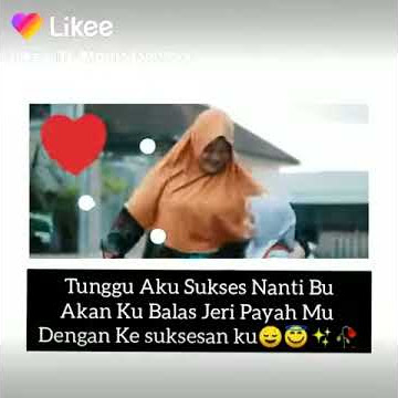 tunggu aku sukses ya mah#komen ye