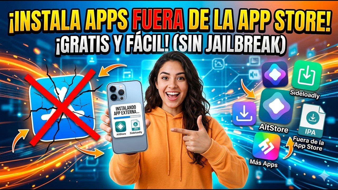 Cómo Instalar Apps Fuera de la App Store en iPhone Gratis - YouTube