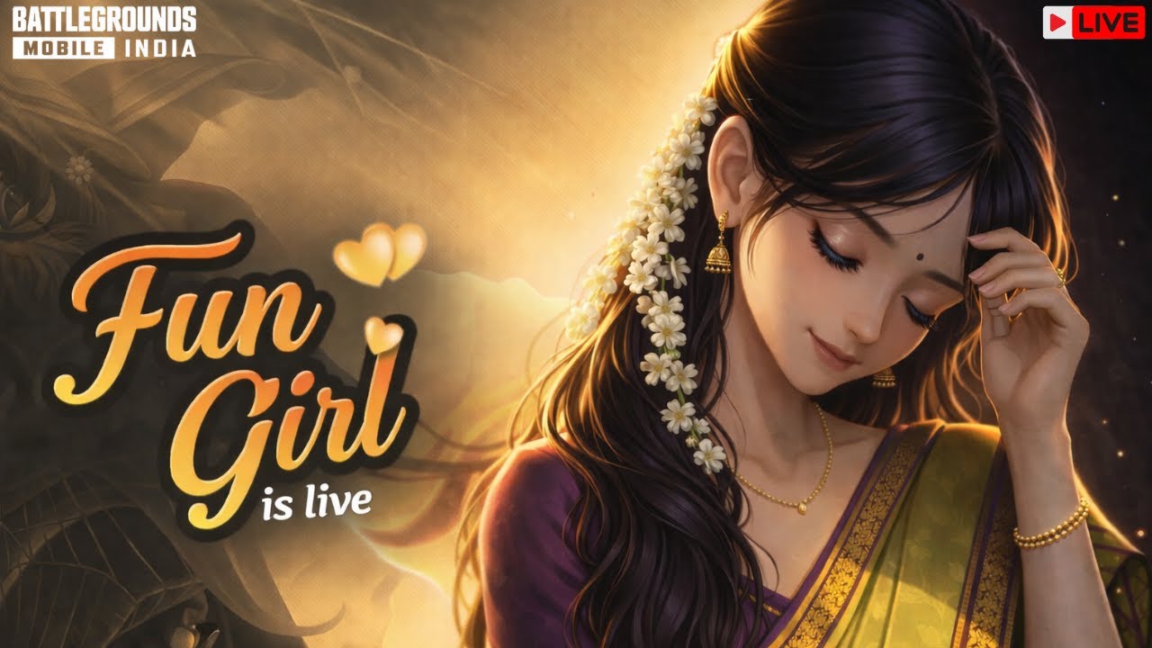 FunGirl Is Live BGMI  ❤️| Telugu Girl Live Long Stream | 🤗#fungirllive #fungirlgamer