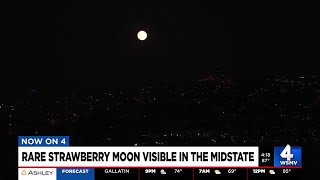 Heres When To Check Out The Rare Strawberry Moon In Tennessee