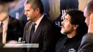 Hublot big bang maradona launch in TSUM