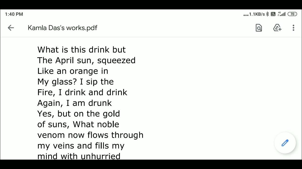 Summer in Calcutta poem of Kamala Das in Hindi explanation for TGT PGT