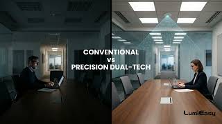 LumiEasy Precision Dual Tech Sensor丨Smart Occupancy Detection for Commercial Buildings