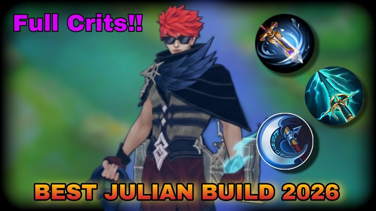 THIS META BUILD TURNS JULIAN INTO AN ABSOLUTE MONSTER 2026-INSANE DAMAGE AND CRITS🔥|| MOBILE LEGENDS