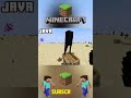Java vs Bedrock–Part 37 🏆The BIG Differences Explained!#minecraft #minecraftshorts  #lifeisbutadream