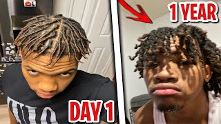 MY 1 YEAR DREADLOCK JOURNEY | Day 1 to Day 365