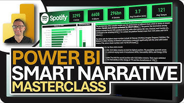 Power BI SMART NARRATIVE Visual: PBI MasterClass!!!