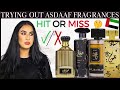 Trying out ASDAAF FRAGRANCES - GOLDEN OUD, MAJD, YAQEEN & TERHAAL | Middle Eastern Fragrances 2021