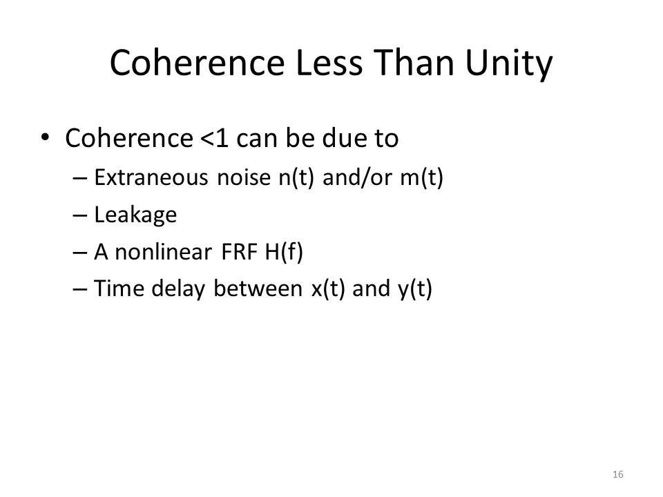 lecture9, of Experimental Vibration Analysis