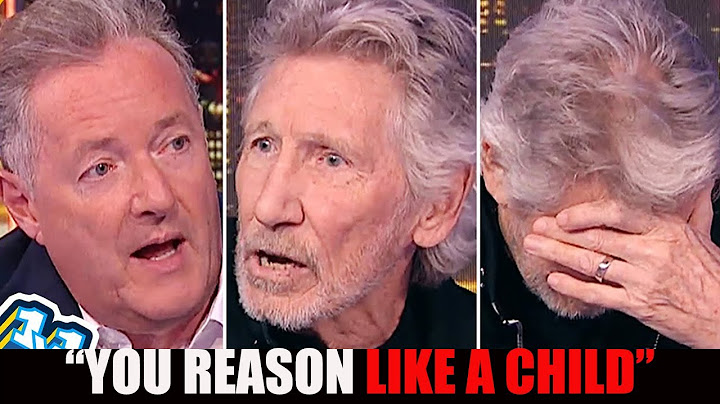 "YOU REASON LIKE A CHILD", Piers Morgan Calmly Dismantles Roger Waters On Israel & Palestine