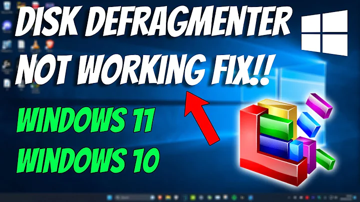 How To Fix Disk Defragmenter Not Working in Windows