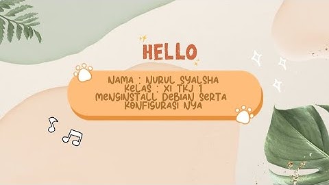 Install Debian dan konfigurasi Network, Ftp, Ssh, Samba, Web, Dns, Database, Mail server.