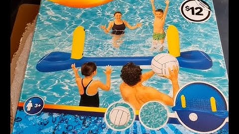 Is it just me or does this volleyball net look weird when trying to blow it up?