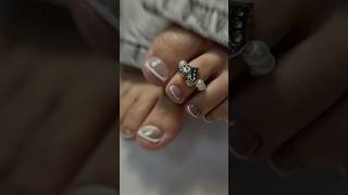 ШЕЛКОВЫЙ ПЕДИКЮР?!? #nails #nailart #ногти #дизайнногтей #маникюр #педикюр #pedicure #френч
