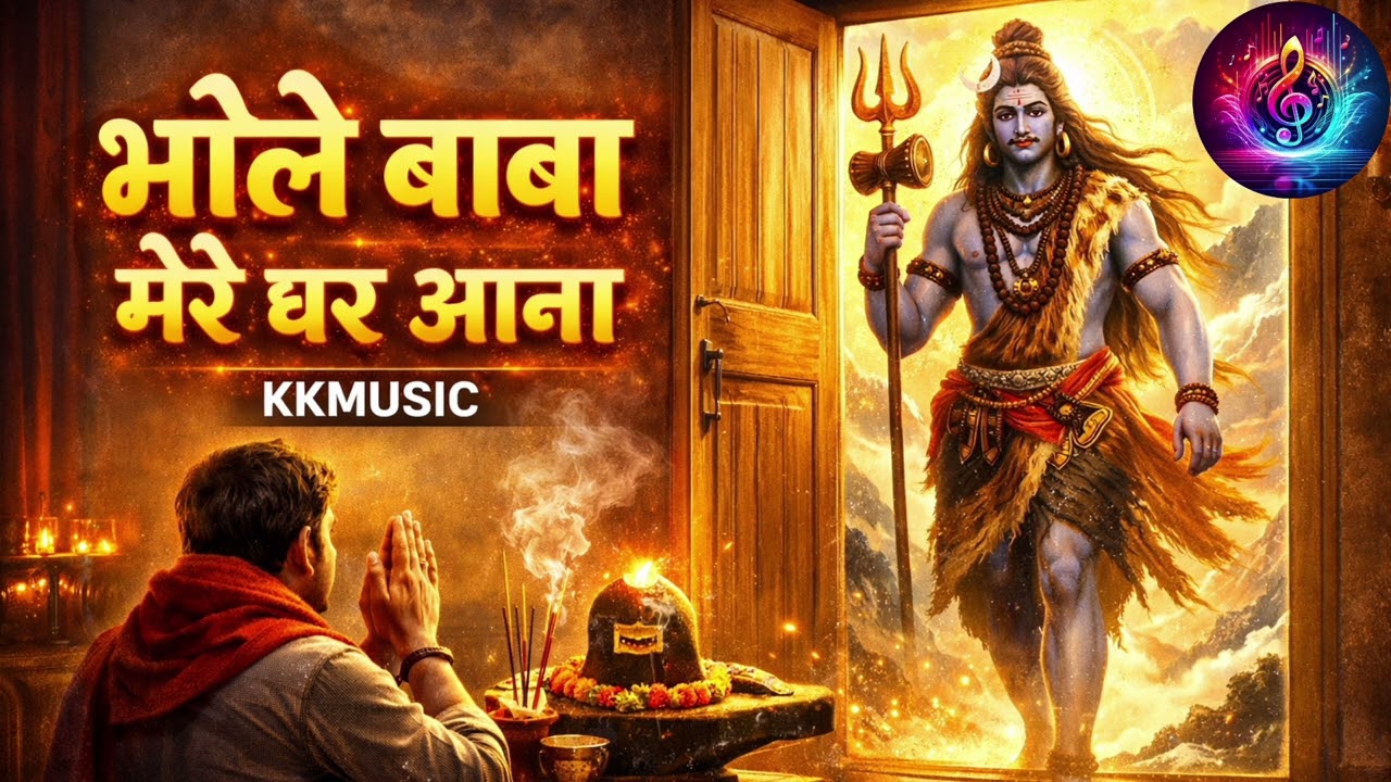 सोमवार शिव भजन 🙏 भोले बाबा मेरे घर आना | New Shiv Bhajan 2026 | Kkmusic