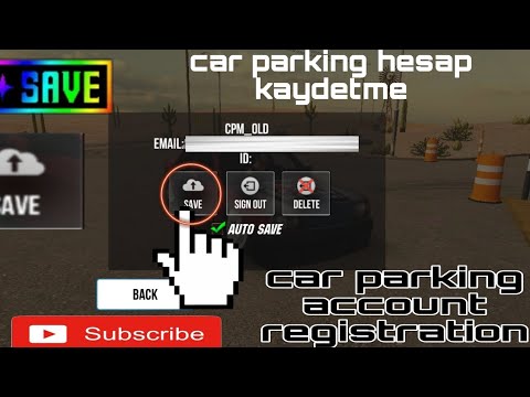 car parking hesap kaydetme car parking account registration