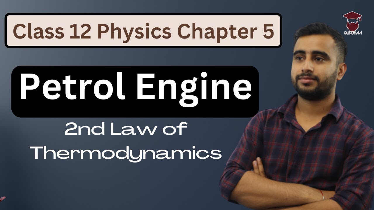 Petrol Engine Working Class 12 Physics  Petrol Cycle  Second Law of Thermodynamics   Gurubaa