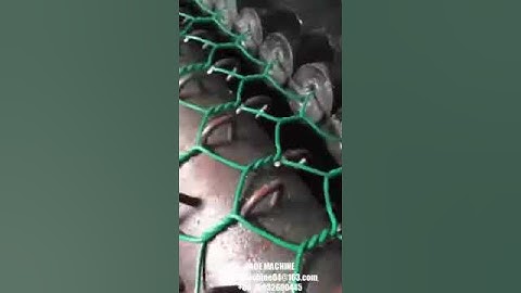 pvc coated horizontal gabion machine, hexagonal wire mesh netting machine