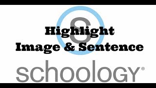 Highlight Image and Sentence Schoology's New Assessment Types