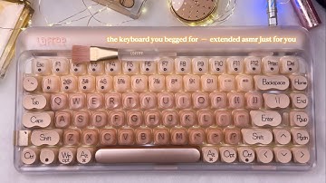 Brain Tickling ASMR✨The Keyboard You All Wanted | @Lofree Dot Foundation Keyboard