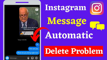 fix instagram message automatically deleted problem | instagram chats automatically deleted problem