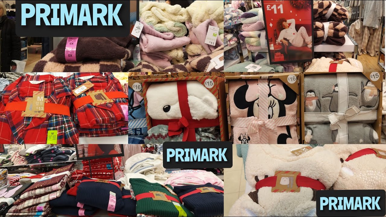 ALL New PJ'S at PRIMARK 👌 Christmas pj's + COZY & COMFY Pj's 🤩 YouTube