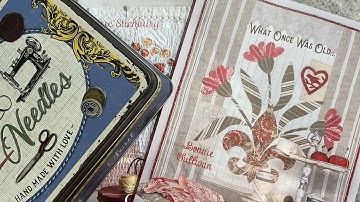 Lovely bunch of fabric flowers for a friend! #slowstitch and the planning for an Easter project