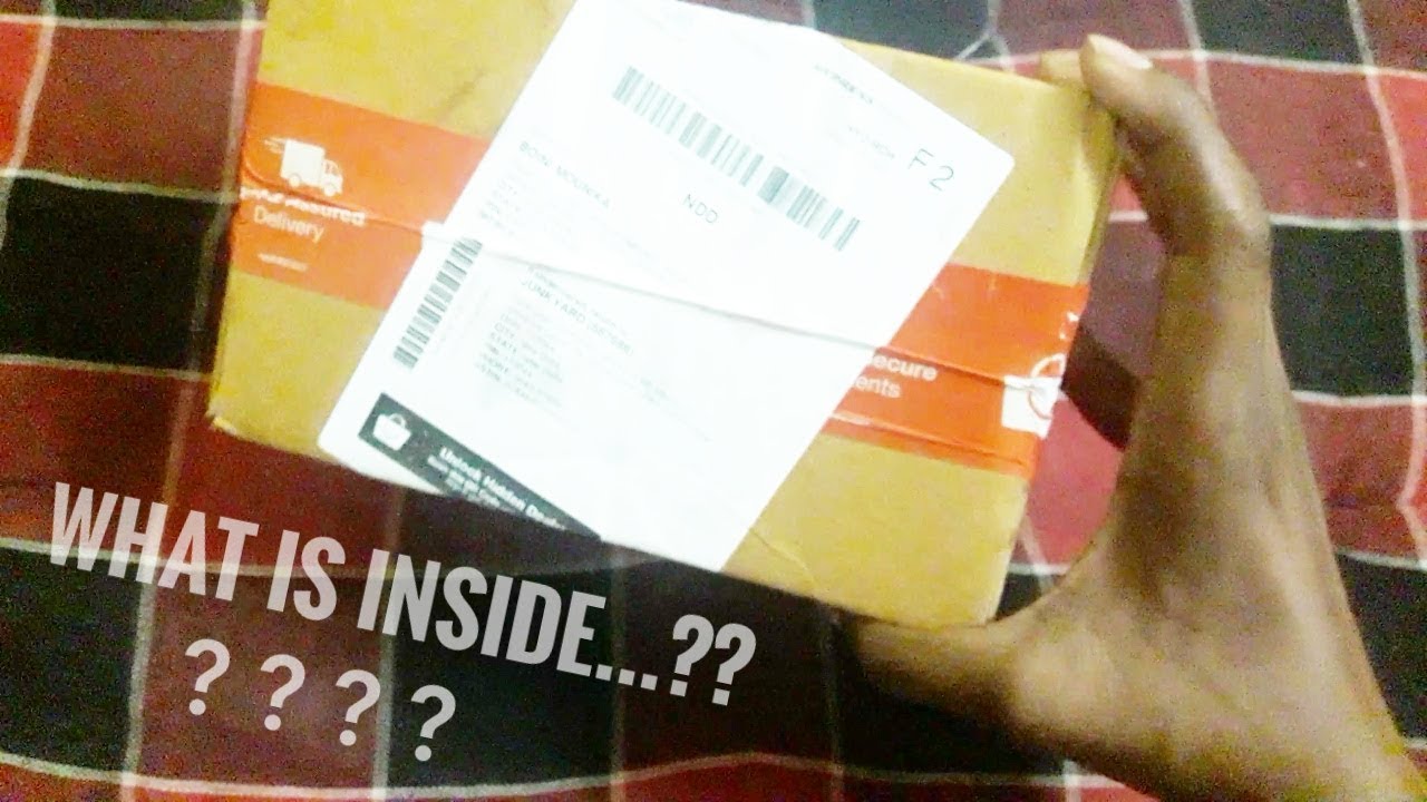Unboxing the paytm order box...