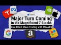 Major turn coming in the magnificent 7 stocks  live elliott wave trading with ewaves