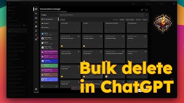 How to Bulk Delete Multiple Conversations in ChatGPT