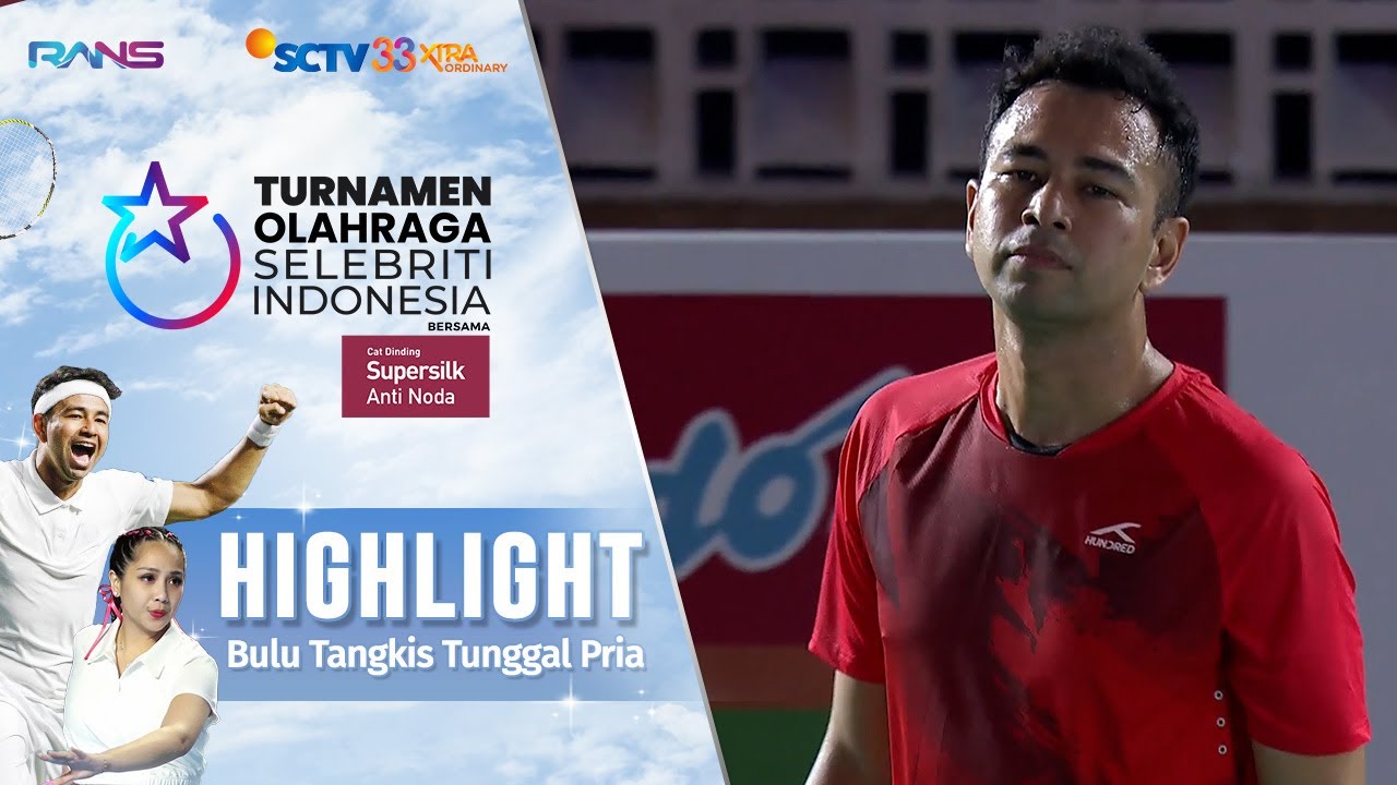 Raffi Ahmad vs Dion - Highlights Bulu Tangkis Tunggal Putra | Turnamen Olahraga Selebriti Indonesia