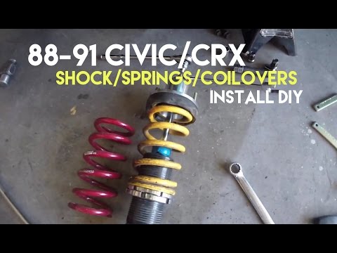 Shock/Spring/Coilover Removal & Replacement DIY Honda & Acura