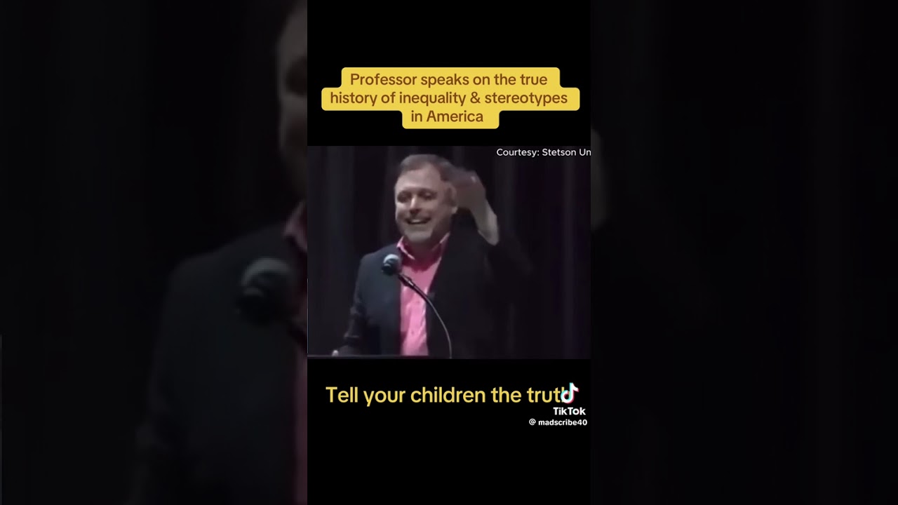 Professor speaks the truth on racism!! 