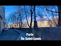 Paris city walks   Île Saint-Louis   Paris,France 4K
