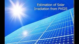 Estimating solar irradiation at any location using PVGIS website screenshot 5