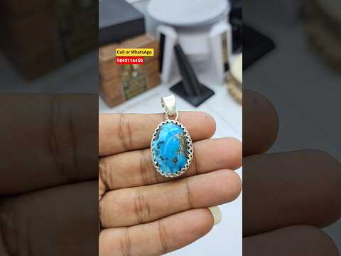 Feroza Locket In hyderabad | Beautiful Feroza Turquoise Locket made for customer #feroza #locket