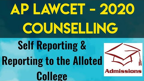 Self Reporting & Reporting at the alloted college | Full Details | By Krishna