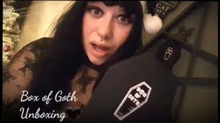 Box Of Goth - Bloody Xmas December | Unboxing | Batbones