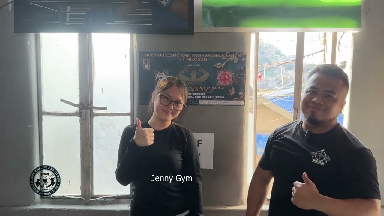 BBFAM Vlog 10 (Jenny Gym & Titan Gym Dinthar and CT Fitness Academy Tanhril Vengthar tlawhna)