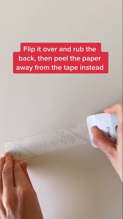 How To Use Transfer Tape on Different Types of Vinyl Cut On Your