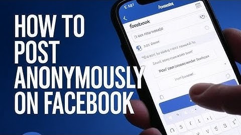How to Post Anonymously on Facebook Group in 2025 (Step by Step)