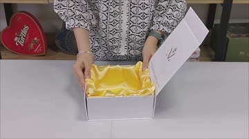 Satin lined gift box