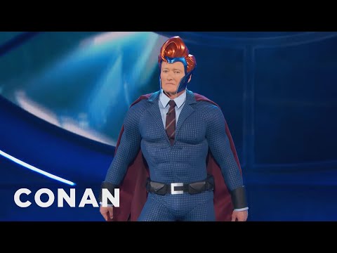 Conan O&#8217;Brien Becomes A Superhero For Comic-Con