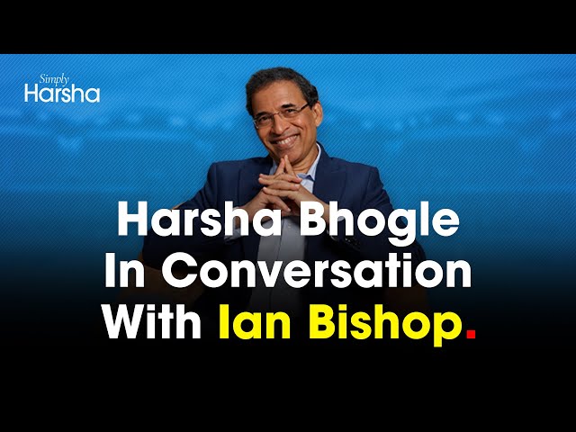 Harsha Bhogle In Conversation With Ian Bishop class=