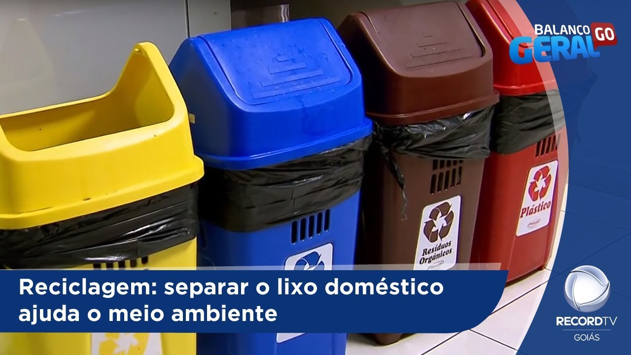 BG - Reciclagem: separar o lixo doméstico ajuda o meio ambiente - 25-10 ...